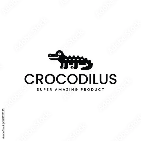 Obraz Crocodile logo