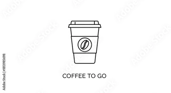 Obraz coffe cup template