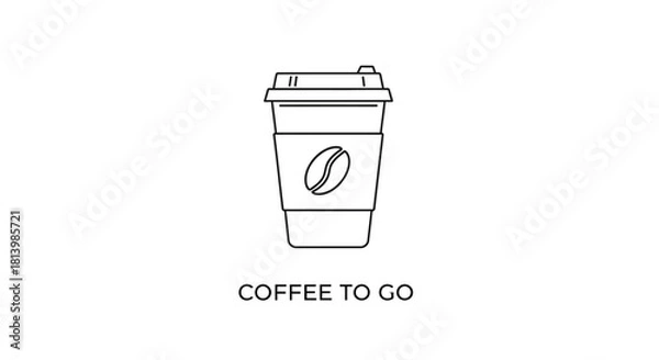 Obraz coffe cup template
