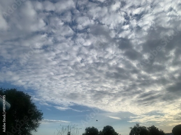 Fototapeta BBeautiful clouds white cloud and sky