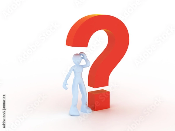 Fototapeta question concept