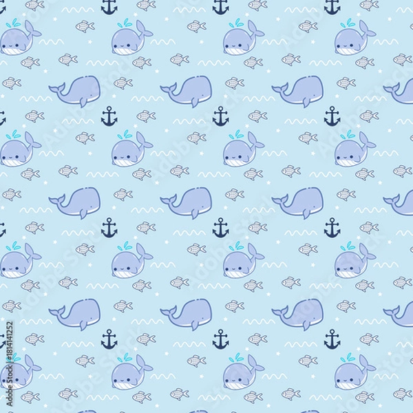 Obraz Seamless pattern background Kids Digital Design, Colorful Print Design. This design is suitable for scrapbooking, wallpaper, Vinyl stickers, stickers, Clothing printing, Printable decorations.