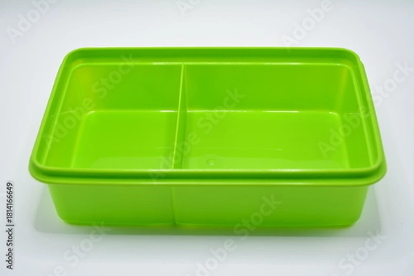 Obraz Green plastic lunch box