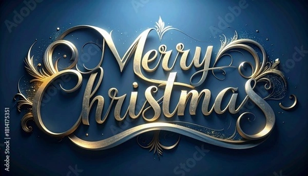 Obraz Marry christmas card	