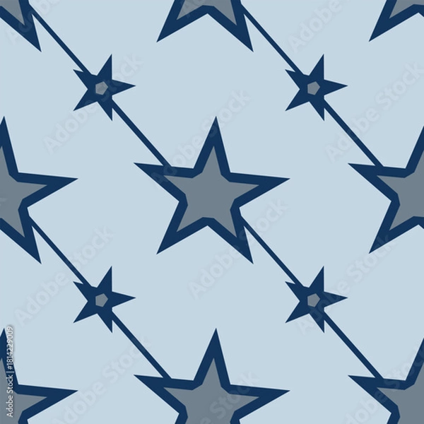 Fototapeta seamless pattern with stars