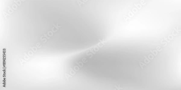 Fototapeta Silver foil background with metal mirror texture. Chrome gradient surface with natural pattern old illustrations