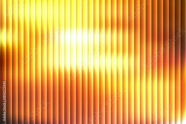 Fototapeta Bright Golden Vertical Light Panels with Glowing Abstract Waves and Warm Radiant Highlights – Luminous Modern Background for Luxury Design, Digital Art, Technology Themes, and Creative Visual Projects