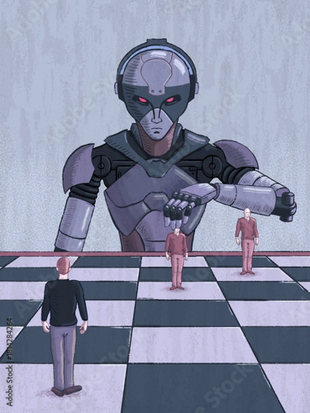 Obraz Technology controlling our lives