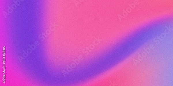 Fototapeta Smooth pink to purple gradient noise texture abstract background