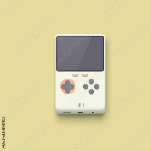 Obraz a retro portable game console small size