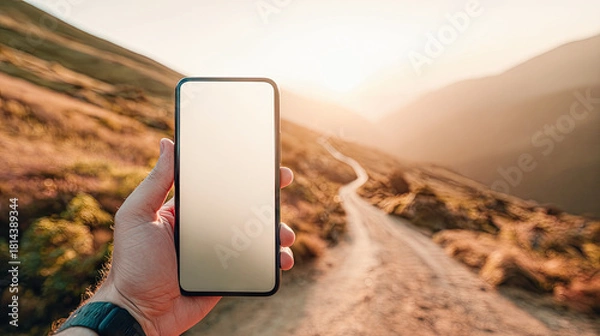 Obraz mobile phone in the hand