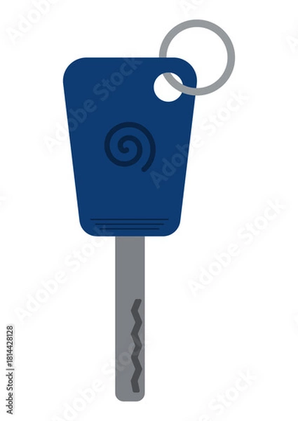 Obraz Clé de contact d'une automobile