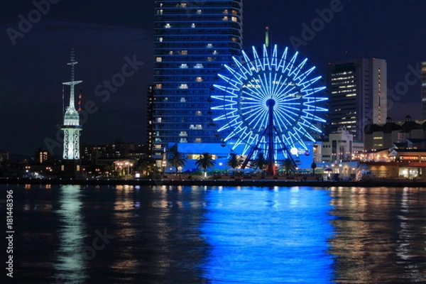 Obraz 神戸観覧車夜景