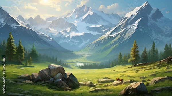 Obraz  beautiful mountains