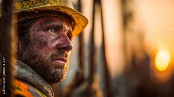 Obraz Construction Worker Close-Up