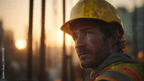 Obraz Construction Worker Close-Up