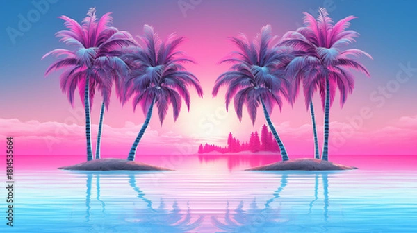 Obraz Dreamy Purple Sunset