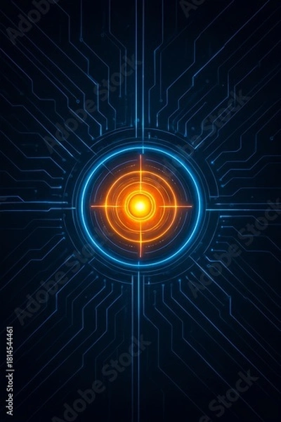 Obraz abstract technology background