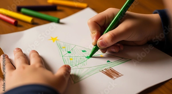 Obraz A Merry christmas art