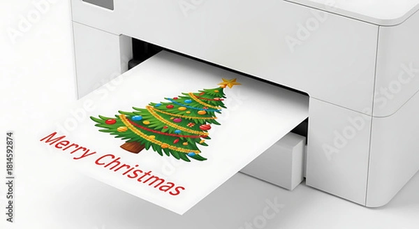 Obraz A Merry christmas art