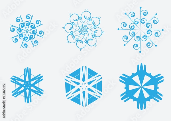 Obraz snowflakes