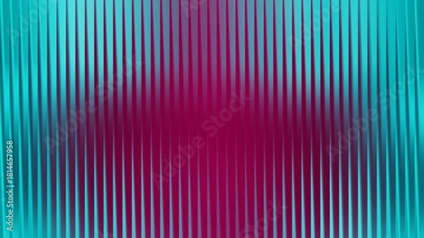 Fototapeta Vibrant teal and magenta vertical lines abstract modern design