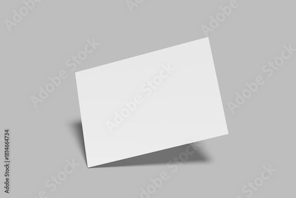 Fototapeta a4 certificate blank mockup