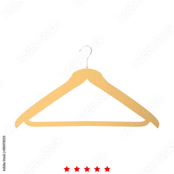 Obraz Hanger icon .  Flat style