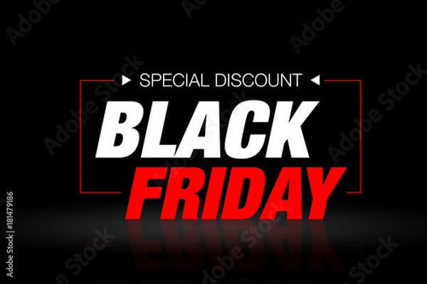 Obraz illustration black friday concept 