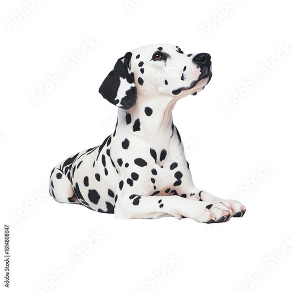 Fototapeta dalmatian puppy Isolated PNG