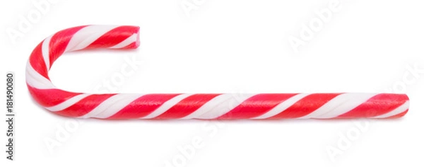 Obraz Candy cane isolated on white background