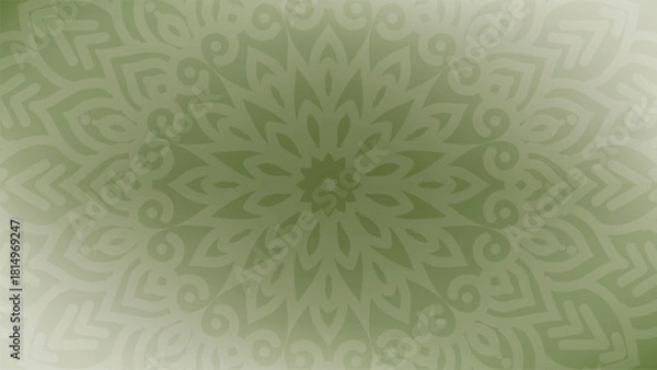 Obraz Mandala Background - Gradient round mandala .Hand Made, Indian Mandala 