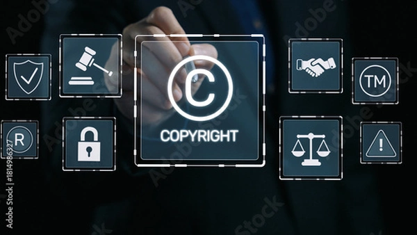 Fototapeta Understanding copyright is essential in digital publishing. Copyright ensures intellectual property is protected. Clear copyright and terms help avoid copyright infringement and legal conflict. Elide