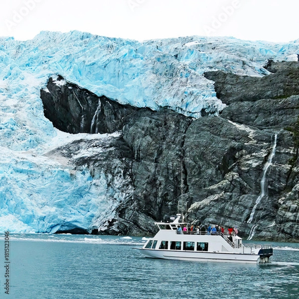 Obraz Glacier Calving Cruise in Alaska