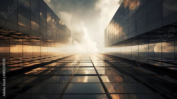 Obraz sunset at the airport