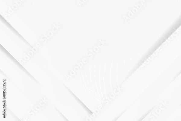 Obraz abstract white background geometric gradient shape luxury wallpaper