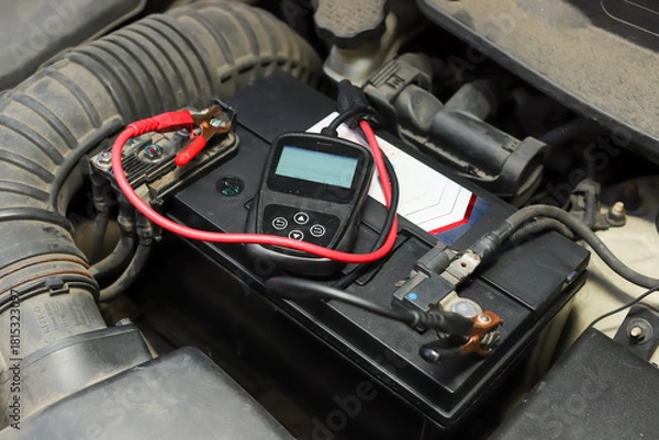 Obraz 디지털 배터리 진단기 연결 상태