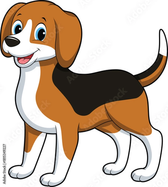 Obraz Cute smiling beagle