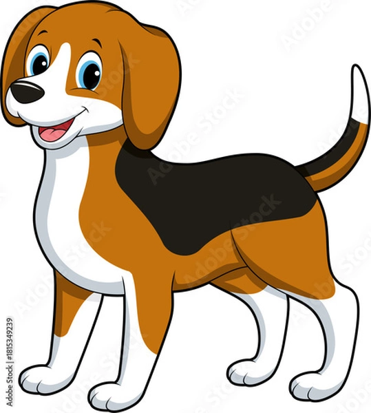 Obraz Cute smiling beagle