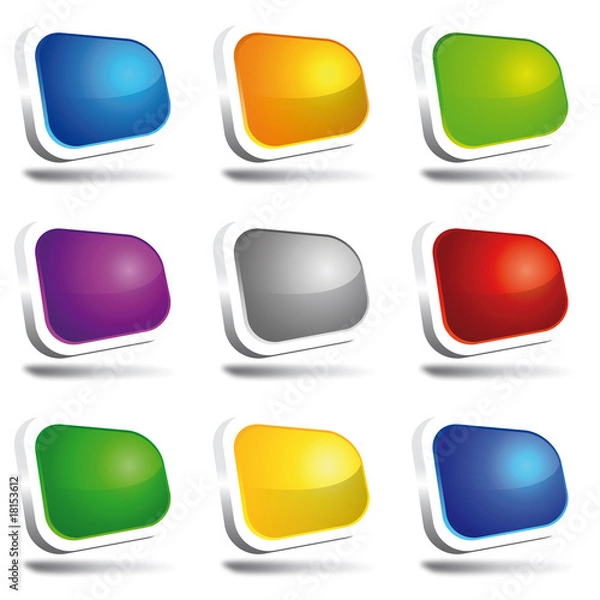 Obraz Bouton 9 couleurs