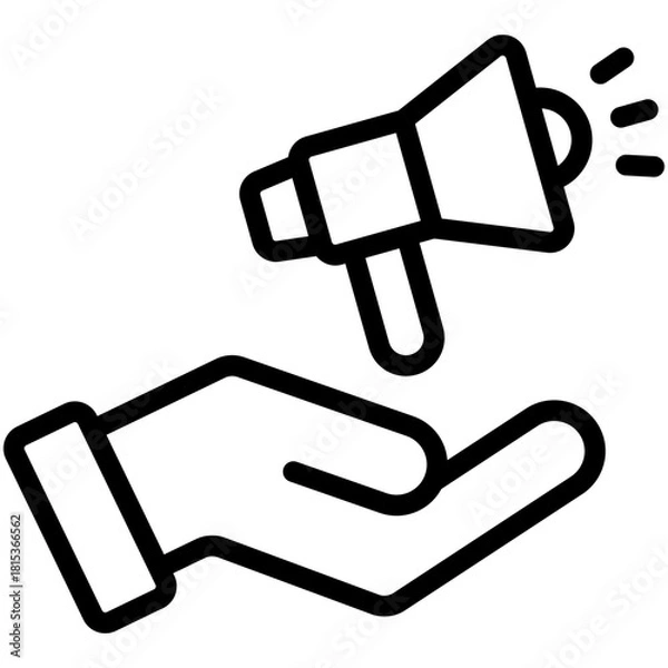 Obraz marketing icon