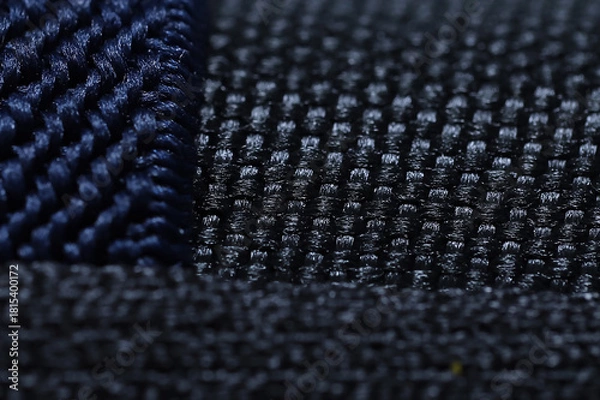 Obraz 네이비 컬러의 직물 짜임 매크로 샷