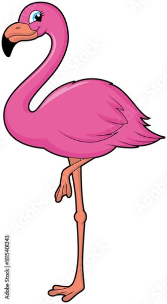 Obraz Cute flamingo