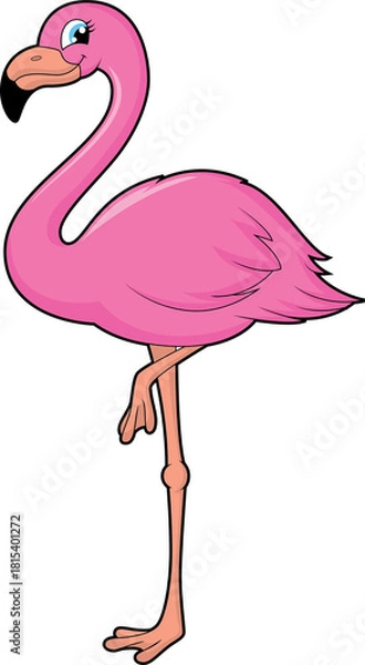 Obraz Cute flamingo
