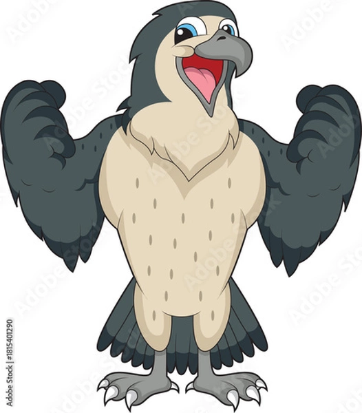 Obraz Cute strong falcon