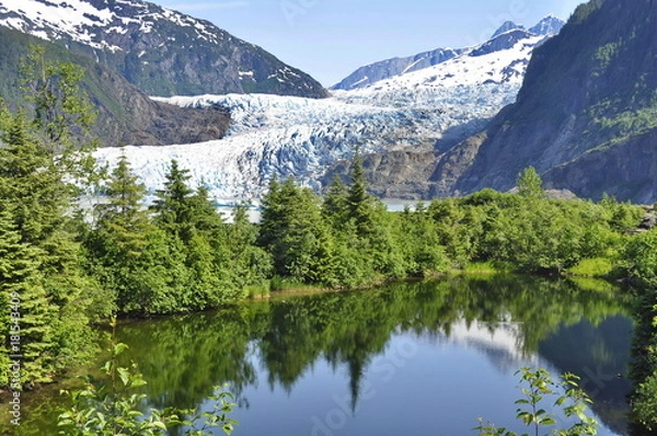 Obraz Mendenhall Glacier in Alaska, United States