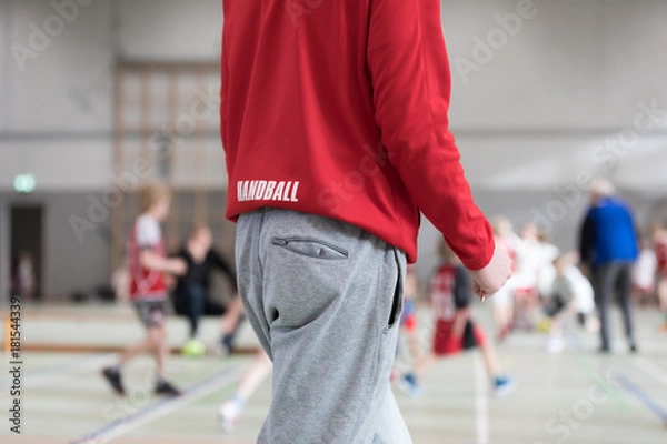 Obraz Trener piłki ręcznej