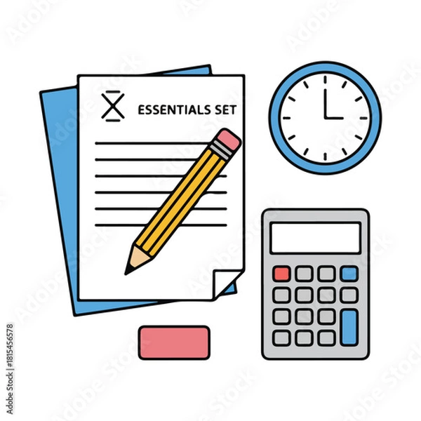 Obraz Mathematical equipments tools