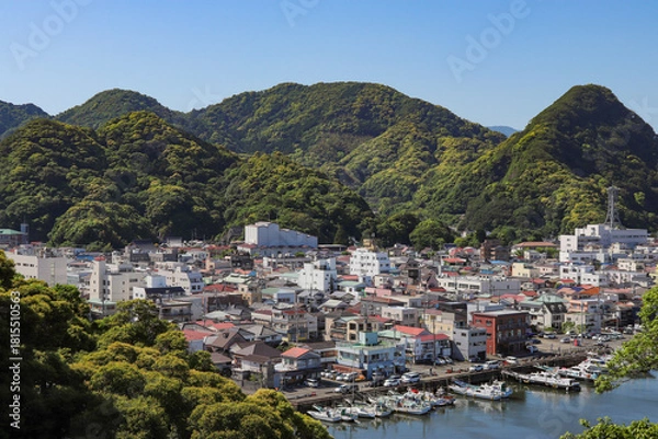 Fototapeta 下田の街並み（静岡県下田市）