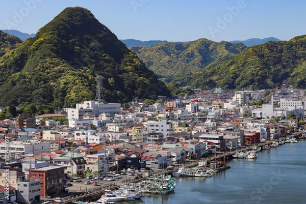 Fototapeta 下田の街並み（静岡県下田市）